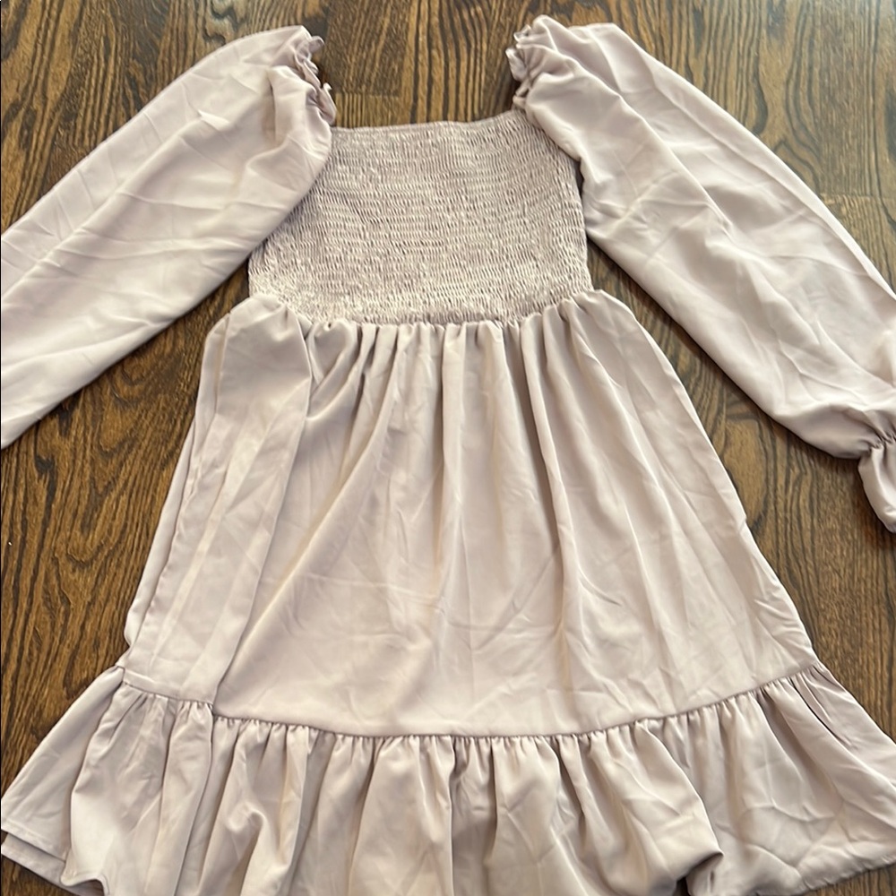 Charming Cream Kids Dress